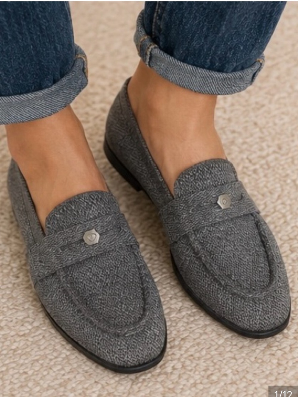 Vivaia Eloise Almond Toe Penny Loafers size 41 US 9.5